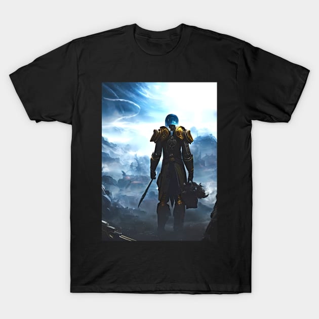 Human/Alien War - Spoils Of War - AI Generated Sci Fi Concept Art - T-Shirt by AfroMatic